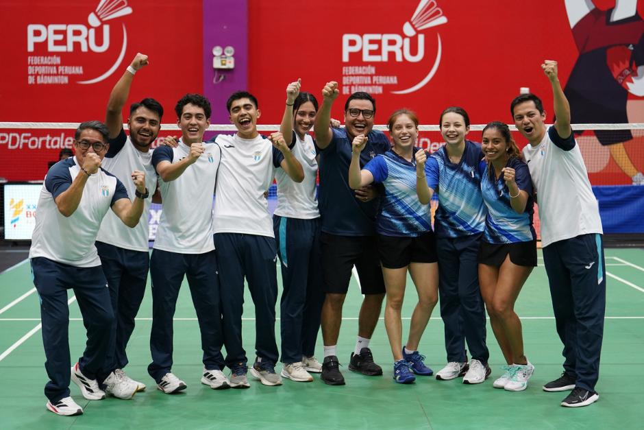 La selección de bádminton de Guatemala triunfa en Ayacucho. (Foto: COG)