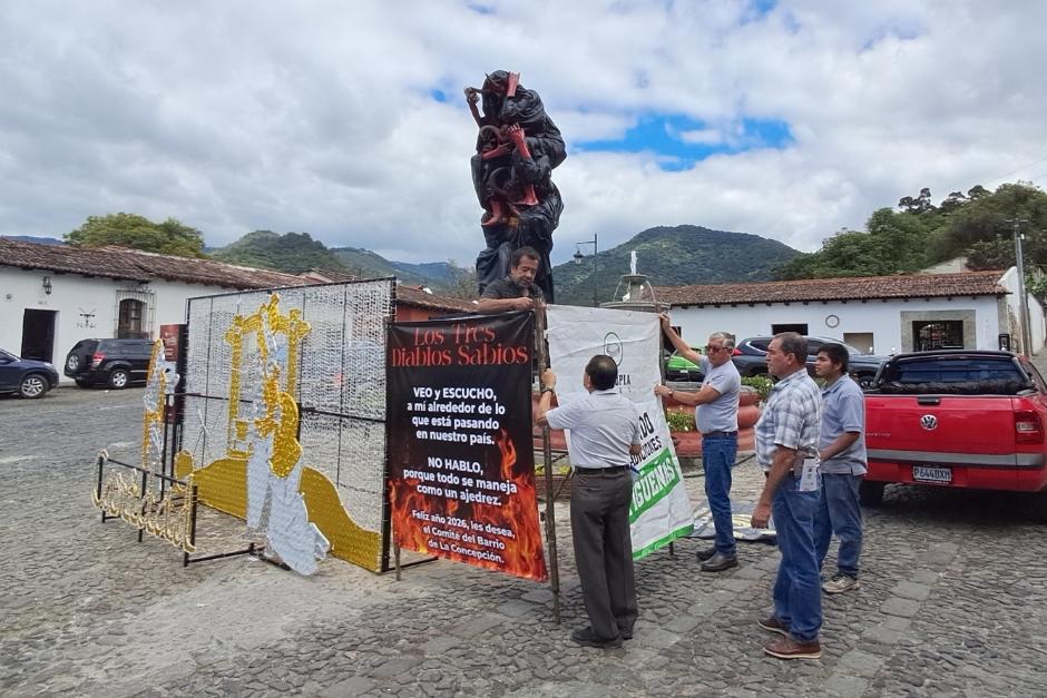 La quema del diablo reúne a vecinos, visitantes y devotos en una de las tradiciones más emblemáticas de la ciudad colonial. (Foto: Renato Melgar/Nuestro Diario)&nbsp;
