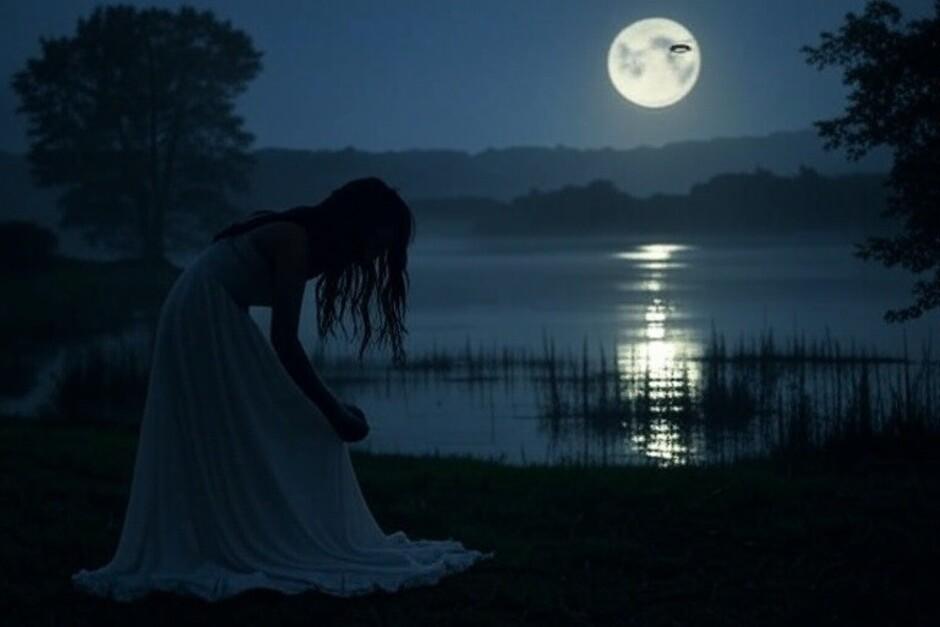 Según la tradición, el llanto que se escucha en el río Quiscab pertenece a la Llorona en busca de sus gemelos. (Foto: Grok)