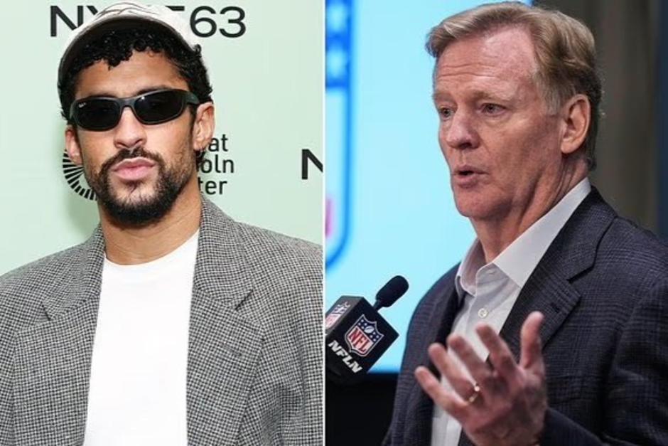 Roger Goodell, comisionado de la NFL, apoya al&nbsp; artista y su presentación se mantiene firme. (Foto: X)