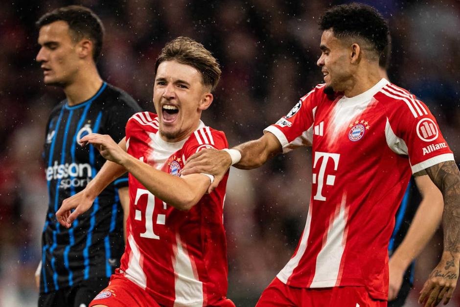 El joven Karl, de 17 años, se convirtió en el alemán más joven en marcar en un partido de Champions League. (Foto: FCBayern)