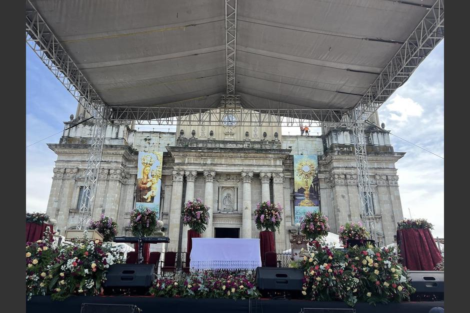 La caminata finaliza con la celebración de la misa de envío, en la Catedral Metropolitana.&nbsp;(Foto:Arzobispado de Guatemala)