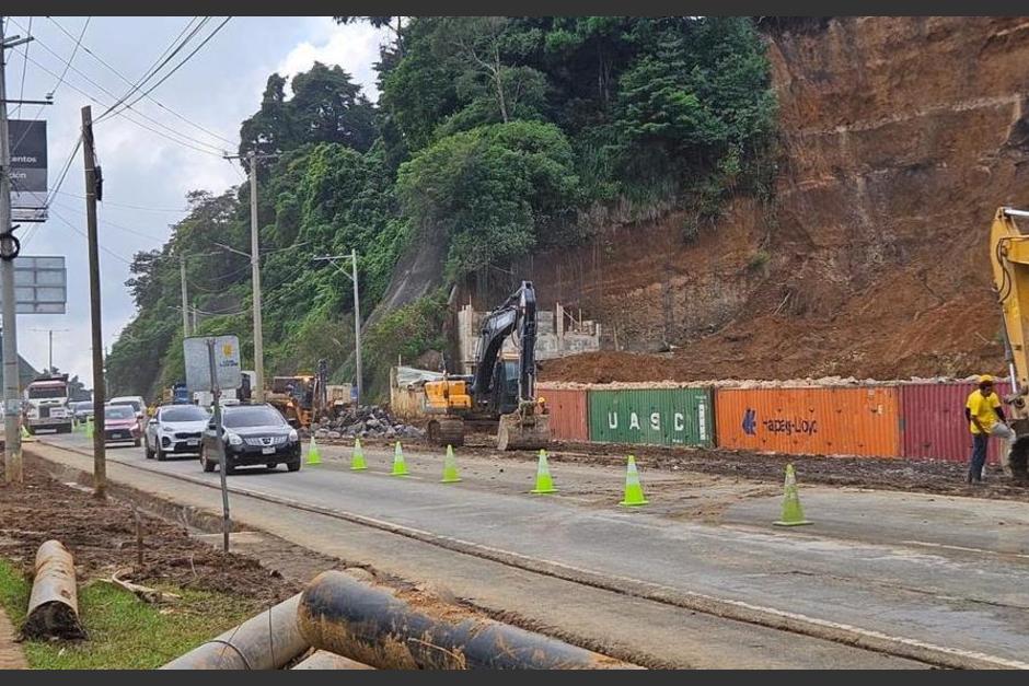 Autoridades realizan&nbsp;estudios técnicos para garantizar la estabilidad del talud a largo plazo. (Foto: Estuardo Paredes/Nuestro Diario)