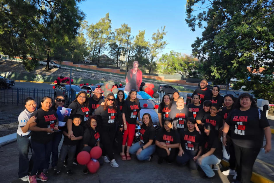 Ula caravana fue celebrada por el club de fans Vivo Guatemala. (Foto: Vivo Guatemala)