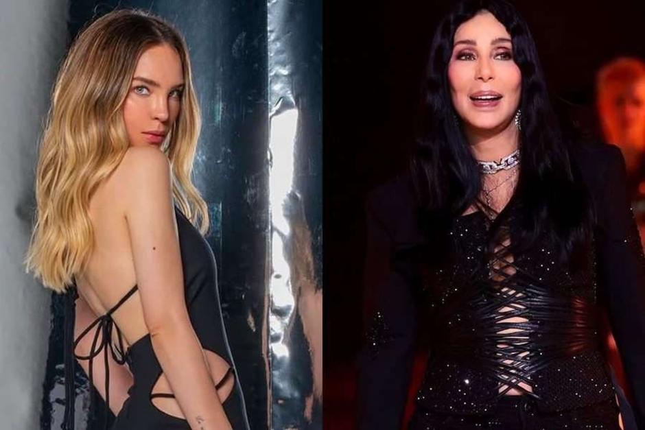 Las cantantes posan juntas durante el evento de la marca de lujo. (Foto: X)