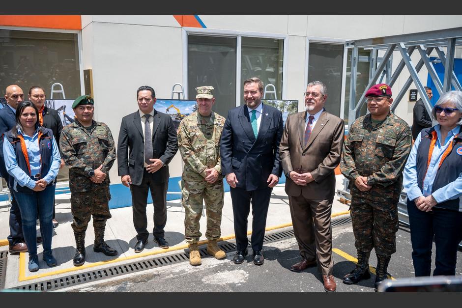 El Gobierno estadounidense donó la estructura al Guatemala para atender desastres. (Foto: Conred / Soy502)