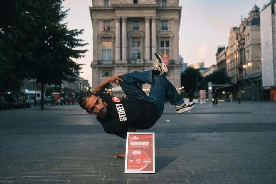 B-boy Rabbitt está haciendo camino en Europa con su talento. (Foto: B-boy Rabbitt)