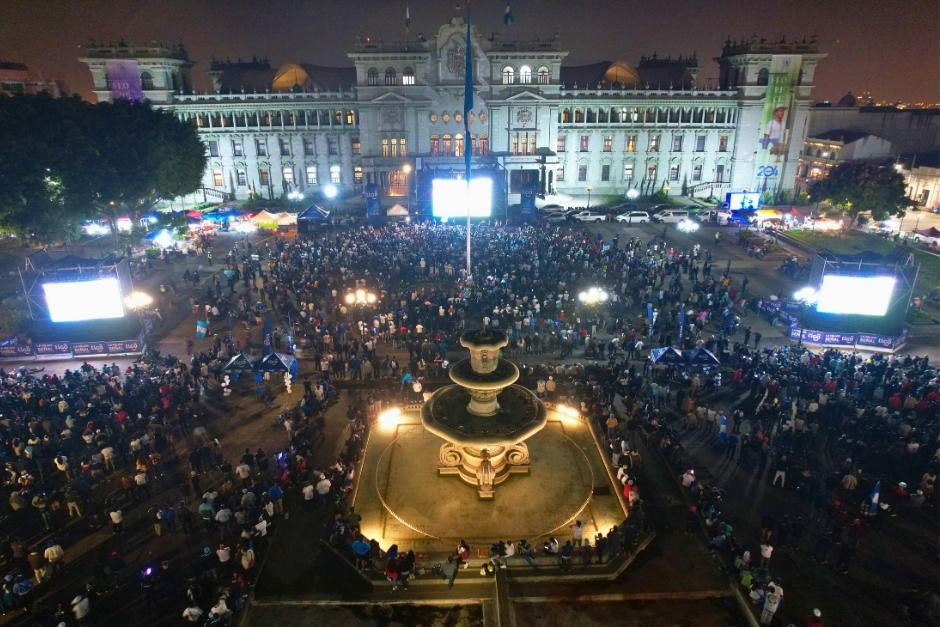 Gobierno instalará nuevamente pantallas gigantes para ver a la Selección de Guatemala. (Foto: Estuardo Paredes/Nuestro Diario)