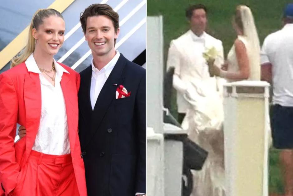 Patrick Schwarzenegger y Abby Champion sellaron su amor frente al lago Coeur d’Alene. (Foto: People)