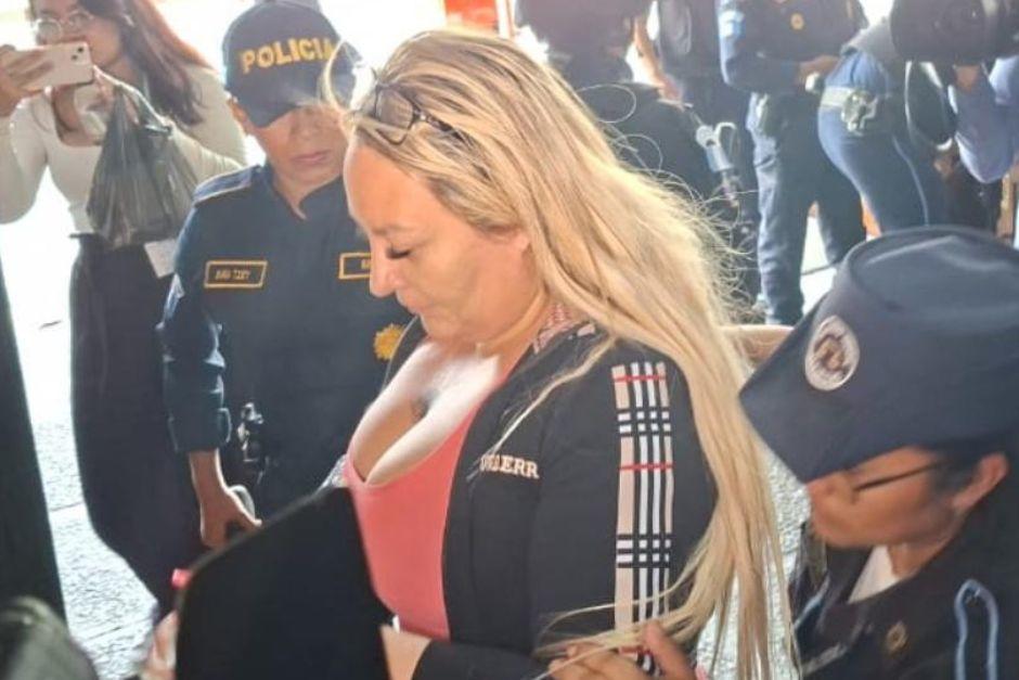 María Marta Castañeda y tres presuntos pandilleros enfrentan audiencia de primera declaración por atentado contra la fiscal Miriam Reguero.&nbsp;(Foto: Cortesía)