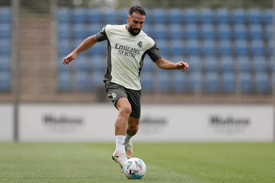 Carvajal fue uno de los que volvió tras tener participación con España. (Foto: Real Madrid)