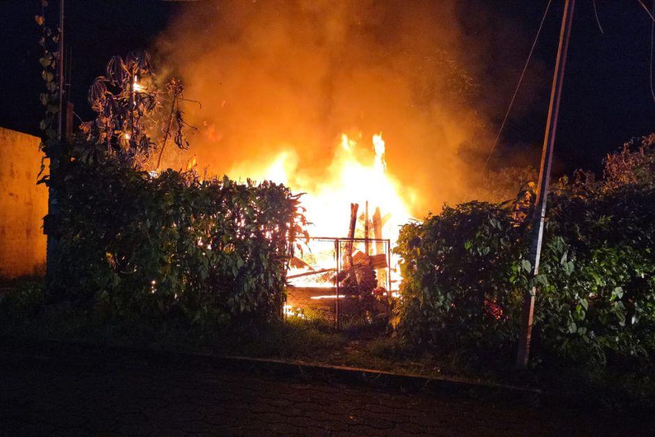 La vivienda quedó destruida por su totalidad. (Foto: Surama Rodas / colaborada)