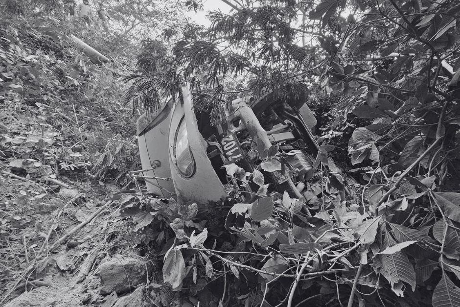 El piloto fue localizado sin vida en la cabina del camión. (Foto: Asonbomd)
