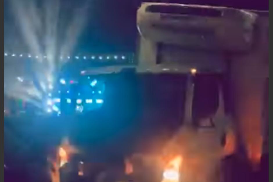 El fatal accidente dejó 8 fallecidos y más de 20 heridos. (Foto: captura de video)