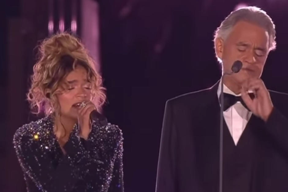 Karol G hizo historia junto a Andrea Bocelli. (Foto: Oficial)