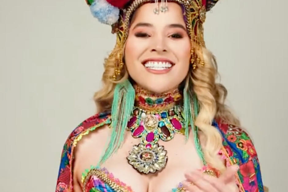 Allisson Valdez dedica realiza un video con motivo de las fiestas patrias. (Foto: Tik Tok)