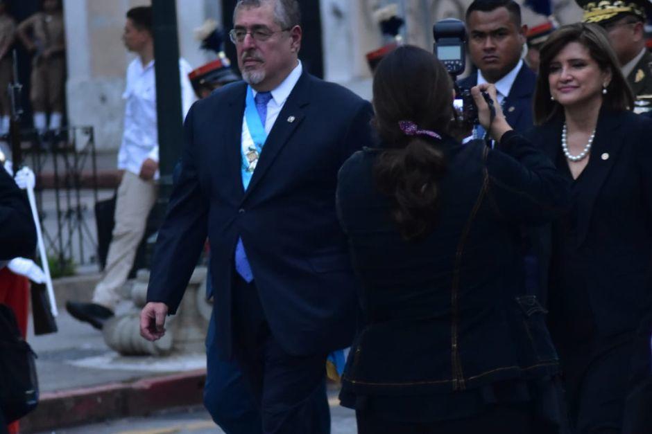 En el marco de la conmemoración del 204° aniversario de la independencia de Guatemala, el presidente Bernardo Arévalo y la vicepresidenta Karen Herrera participaron en un solemne&nbsp;Te Deum&nbsp;(Foto: Estuardo Paredes /Nuestro Diario)