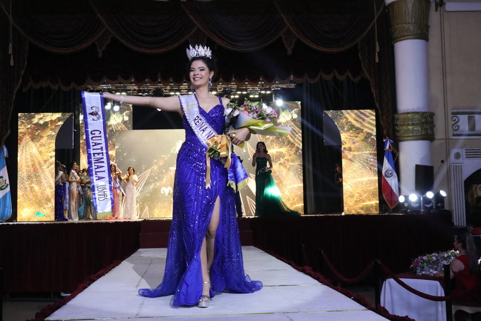 María Paula Álvarez Villatoro, representante del departamento de Guatemala se coronó como la nueva Reina Nacional. (Foto: Oswaldo Cop/Colaborador)