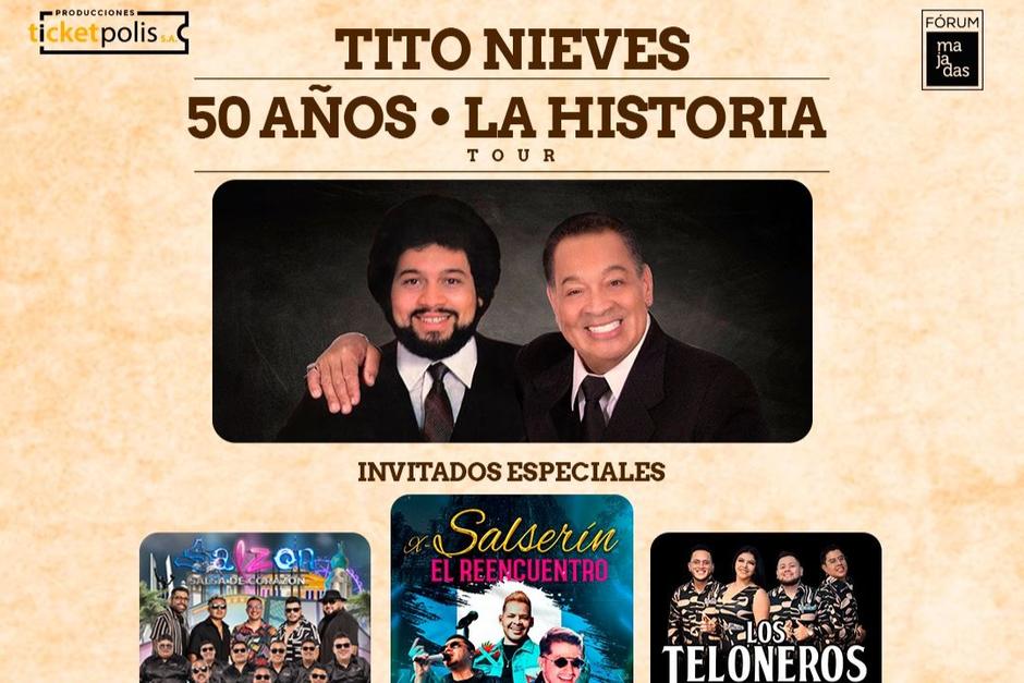 La salsa romántica regresa con Tito Nieves a Guatemala. (Foto: Tito Nieves)