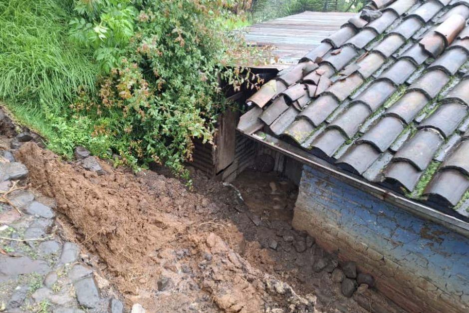 Daños severos en Guatemala por lluvias, según el reporte de la Conred suman 1,661 viviendas afectadas.&nbsp;(Foto: Conred)