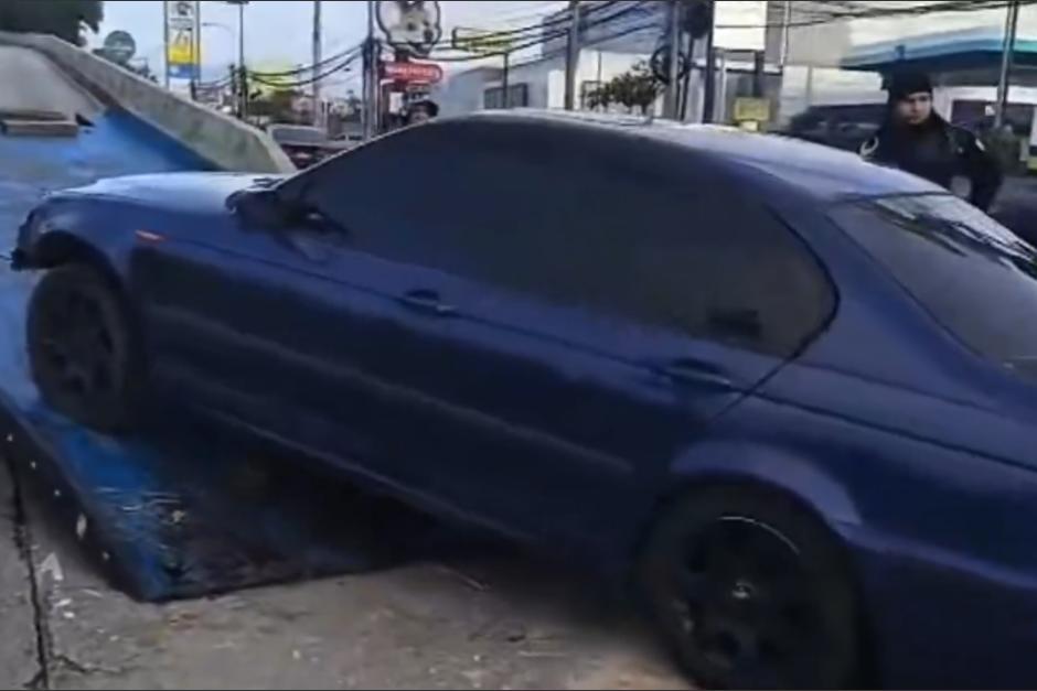 El conductor se dio a la fuga. (Foto: captura de video)