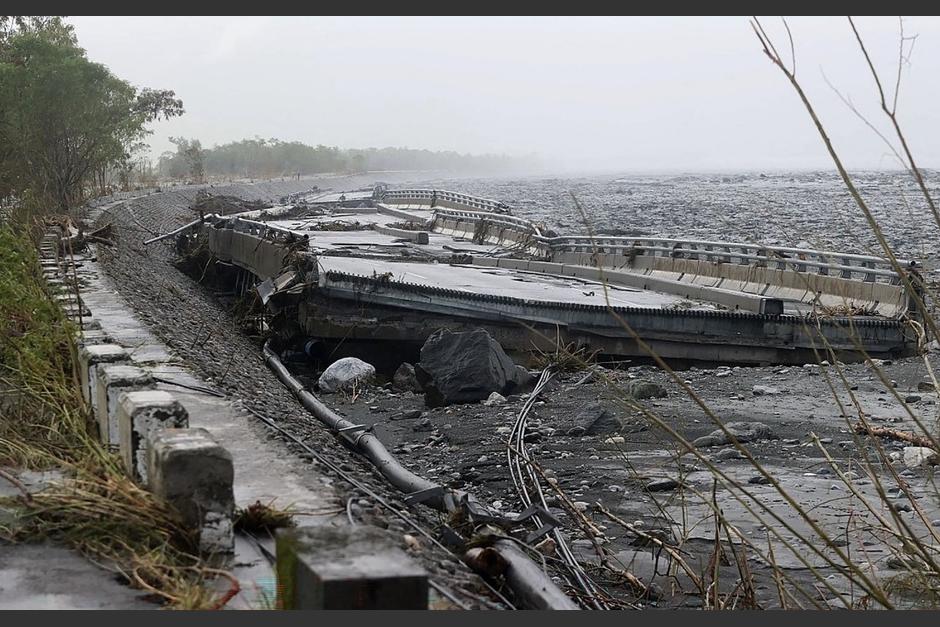 Las intensas precipitaciones relacionadas con el&nbsp;supertifón Ragasa&nbsp;elevaron el nivel del lago en Taiwán. (Foto: AFP)