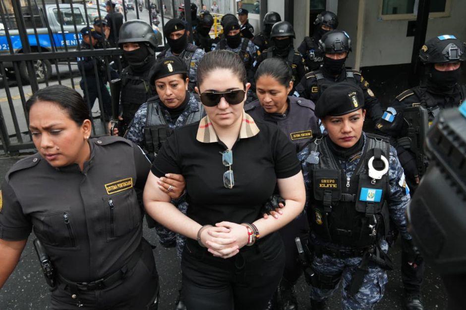 Magistrada llama "honorable acusada" a María Fernanda Bonilla durante audiencia.&nbsp;(Foto: Wilder López/Soy502)