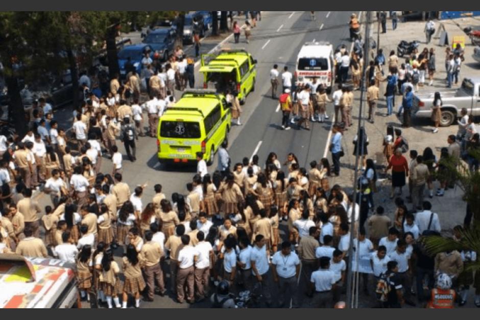 Hace más de ocho años, Jabes Meda atropelló a un grupo de estudiantes que manifestaba en la calzada San Juan. (Foto: Archivo/Soy502)