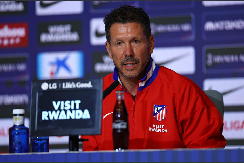 Simeone confía en la evolución de su equipo y pide más de sus jugadores. (Foto: Atlético de Madrid)&nbsp;