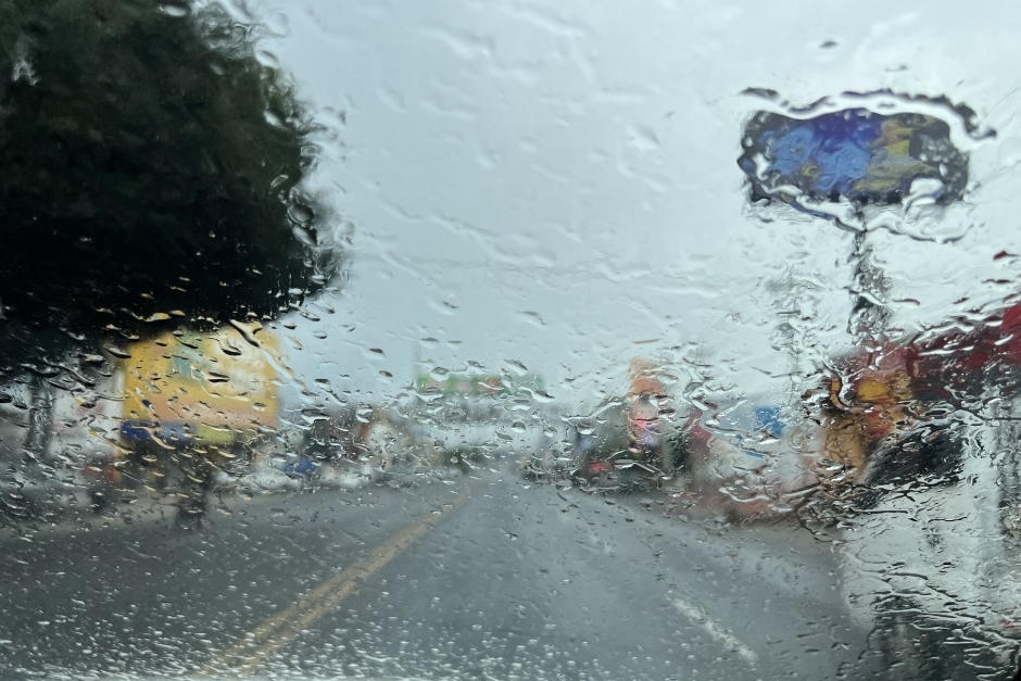 Hasta el momento no se registran incidentes en el tránsito por la presencia de lluvias. (Foto: PMT Villa Nueva)