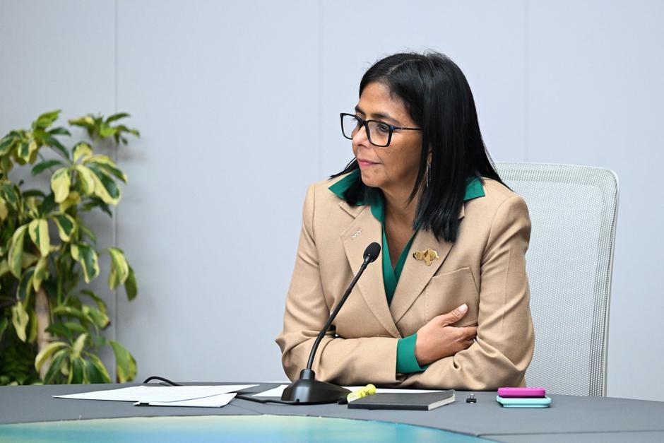 La presidenta interina de Venezuela Delcy Rodr&iacute;guez. (Foto: AFP / Soy502)