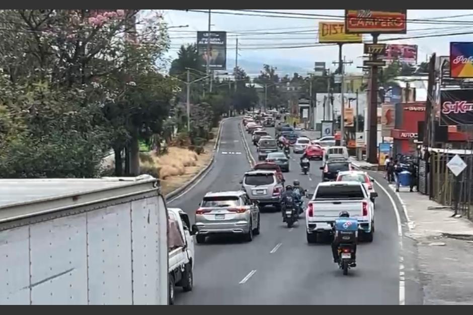 El paso por el sector a&uacute;n est&aacute; fluido. (Foto: captura de video)