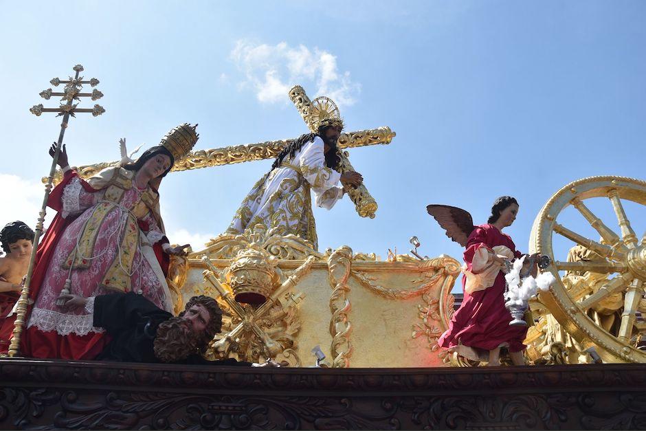 Procesi&oacute;n de Jes&uacute;s nazareno del perd&oacute;n de San Francisco el grande. (Fredy Hern&aacute;ndez/Soy502)