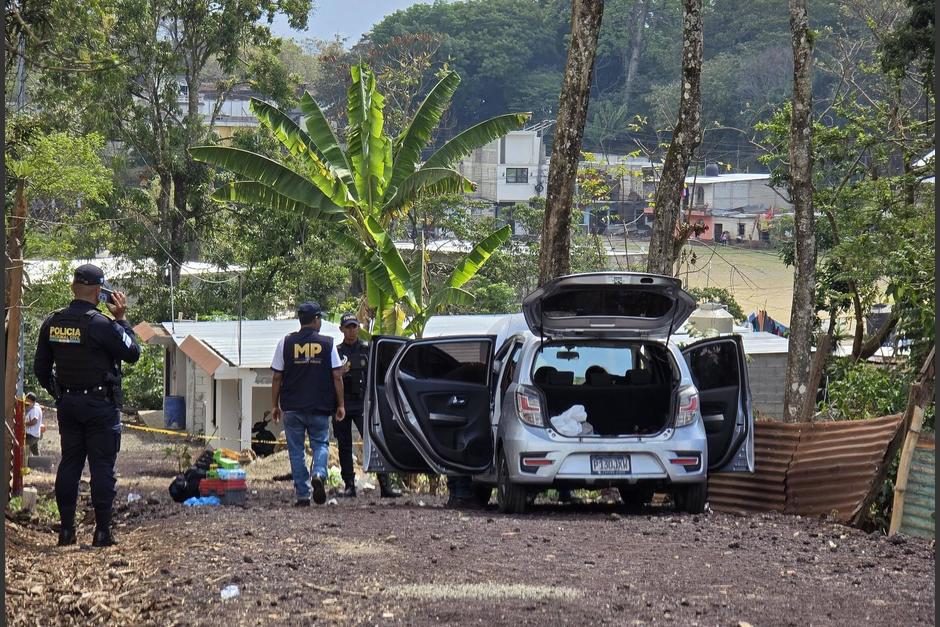 El auto fue abandonado en Santa Rosa. (Foto: MP)