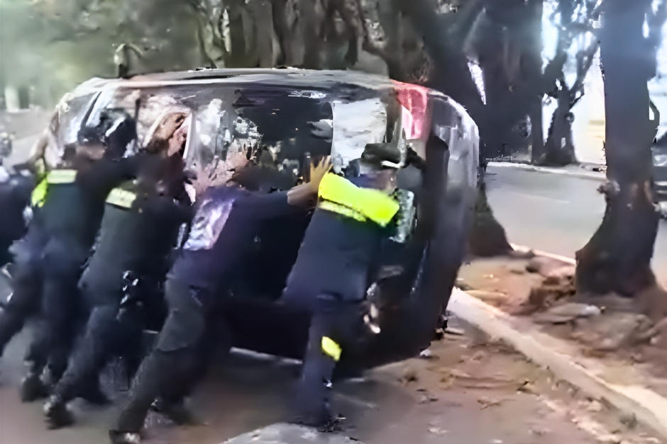 El percance se produjo en horas de la tarde de este Domingo de Resurrecci&oacute;n. (Captura Video)