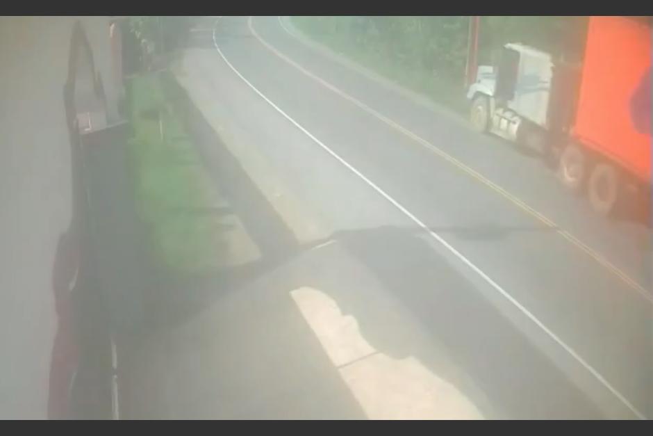 El accidente qued&oacute; grabado. (Foto: captura de video)