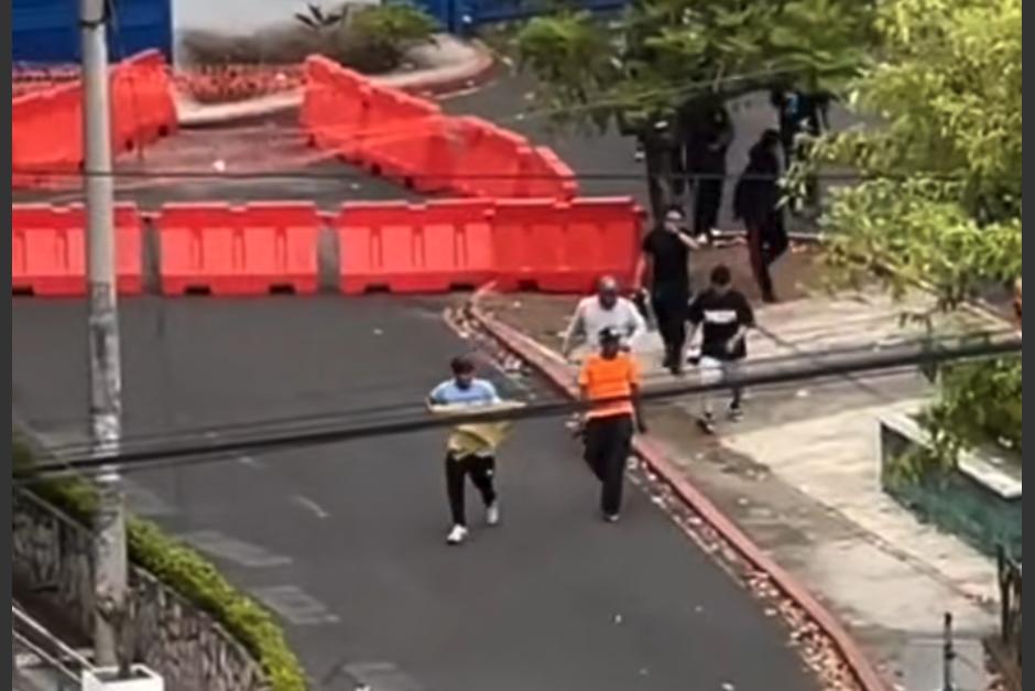 Los conflictos se originaron la tarde del martes. (Foto: captura de video)