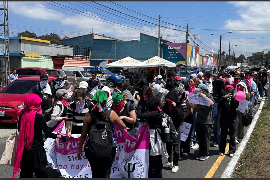 La marcha arranc&oacute; de la zona 11. (Foto: Estuardo Paredes/Nuestro Diario)