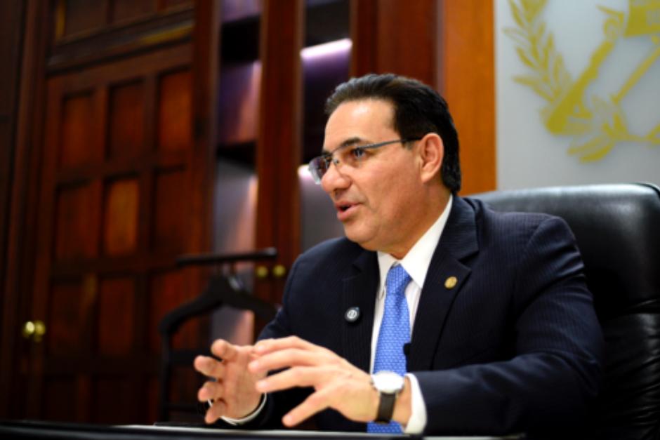 El ministro de Gobernaci&oacute;n Marco Antonio Villeda indic&oacute; que, pese a que ya solicit&oacute; ampliaci&oacute;n de excedencia a la CSJ para continuar en el cargo como ministro del Interior, a&uacute;n el pleno no la ha conocido. (Foto: Cristobal Veliz)