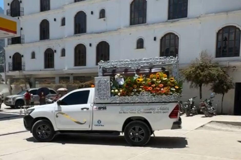 As&iacute; recibe Barillas el cuerpo de Jesler Palacios (video)