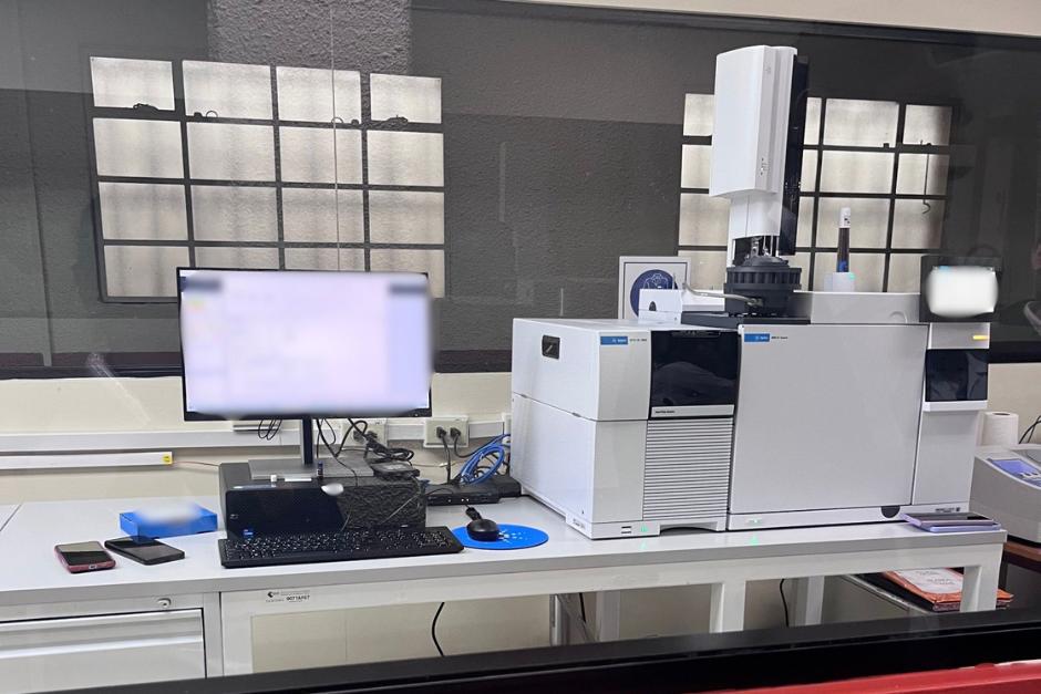 Parque del equipo proporcionado por EE.UU. al Inacif para detectar precursores ligados al fentanilo. (Foto: US Embassy en Guatemala/Soy502)