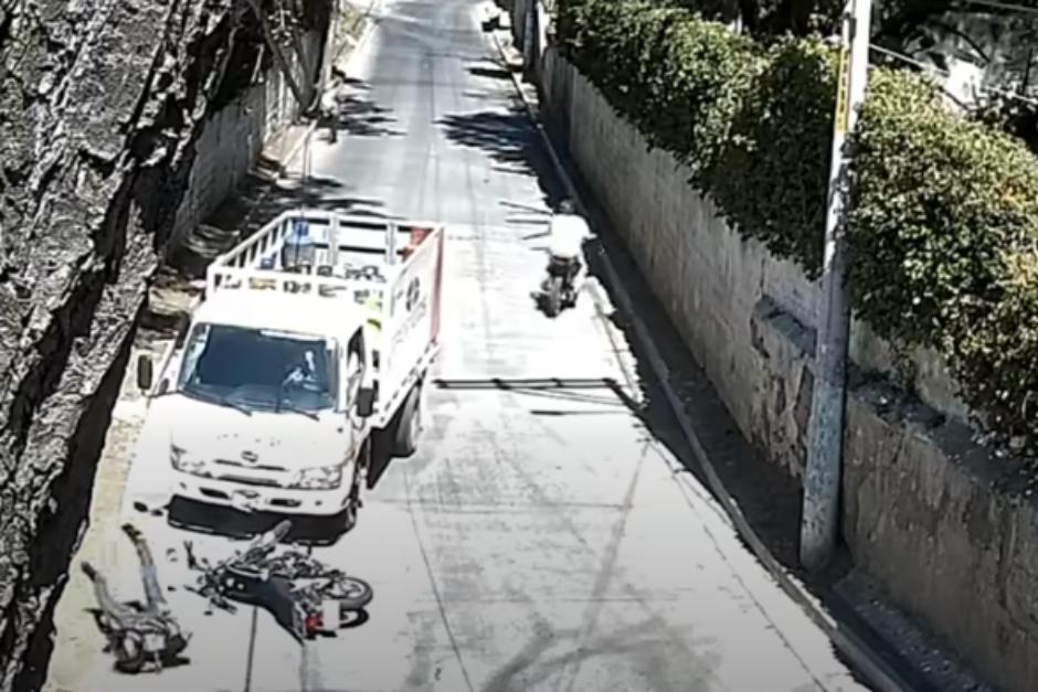 La Municipalidad de Pastores, Sacatep&eacute;quez realizan recomendaciones para los conductores del municipio. (Foto: Captura de video)&nbsp;