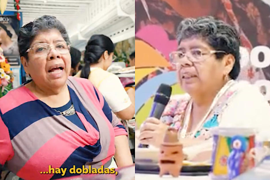 Carmen represent&oacute; el sabor de Guatemala con su ic&oacute;nica saz&oacute;n. (Fotos: Tik Tok)
