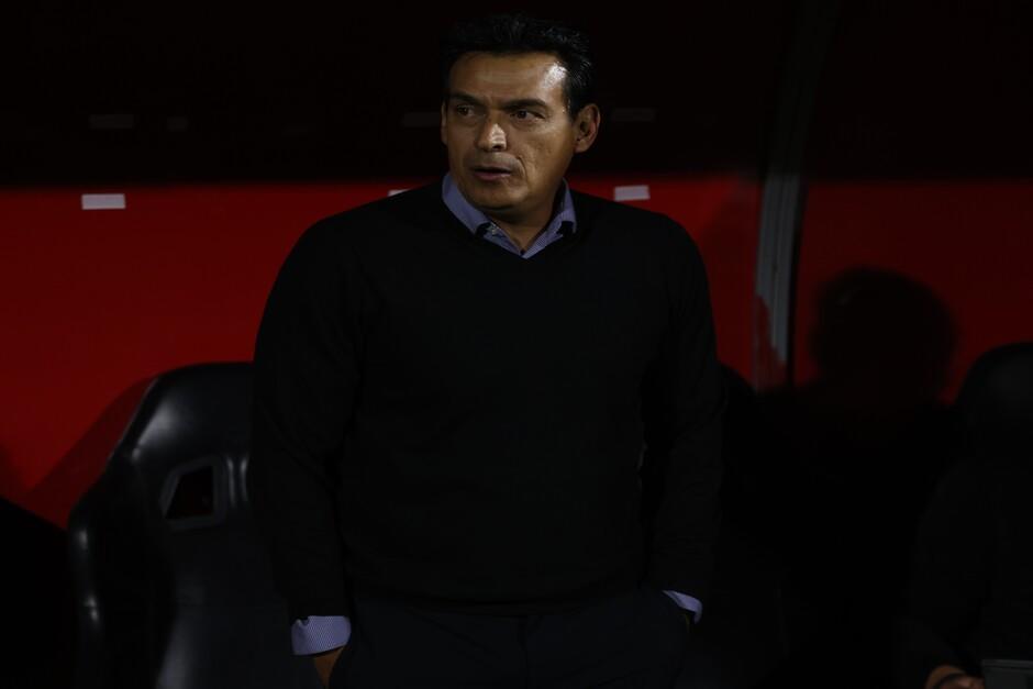 Con su habitual serenidad, Acevedo gui&oacute; a los rojos a un triunfo sobre el eterno rival. (Foto: Juan Mijangos / Nuestro Diario)&nbsp;