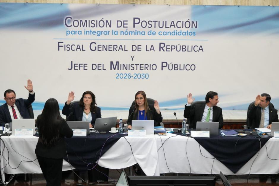 La Comisi&oacute;n de Postulaci&oacute;n para elegir los candidatos a Fiscal General y jefe del MP vot&oacute; por los seis integrantes de dicha n&oacute;mina. (Foto: Wilder L&oacute;pez/Soy502)