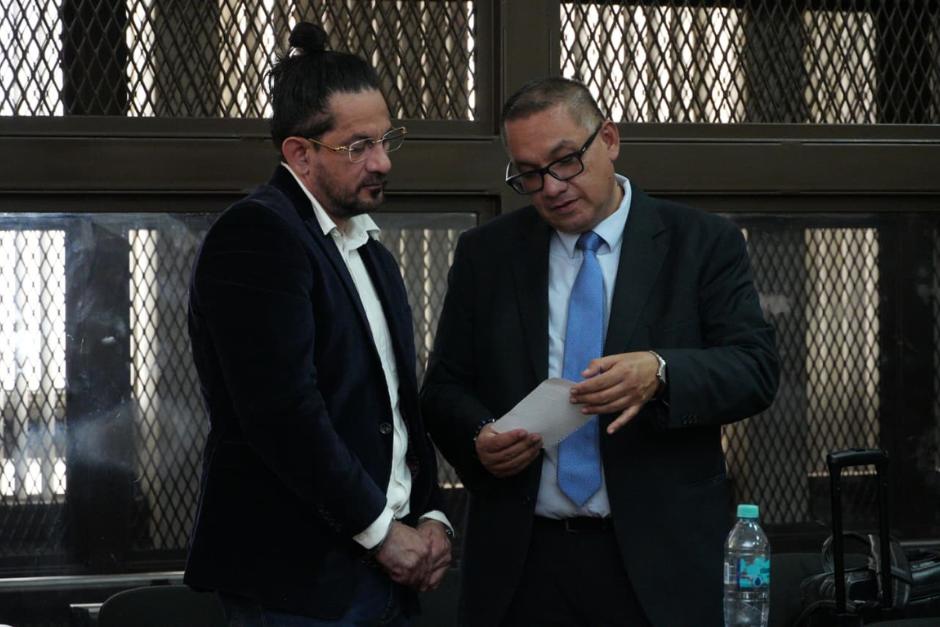 Saul Zenteno tom&oacute; la defensa de&nbsp;Julio Leonardo Alejandro Gir&oacute;n Casta&ntilde;eda. (Foto: Wilder L&oacute;pez/Soy502)