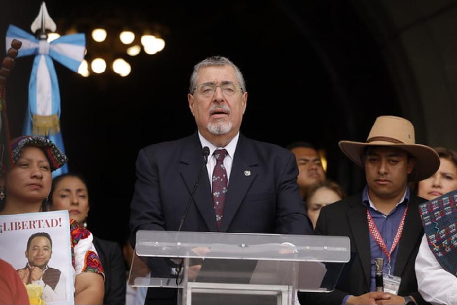 El mandatario se pronunci&oacute; por la decisi&oacute;n que tom&oacute; la CC sobre el proceso de postulaci&oacute;n de candidatos al MP. (Foto: SCSP / Soy502)