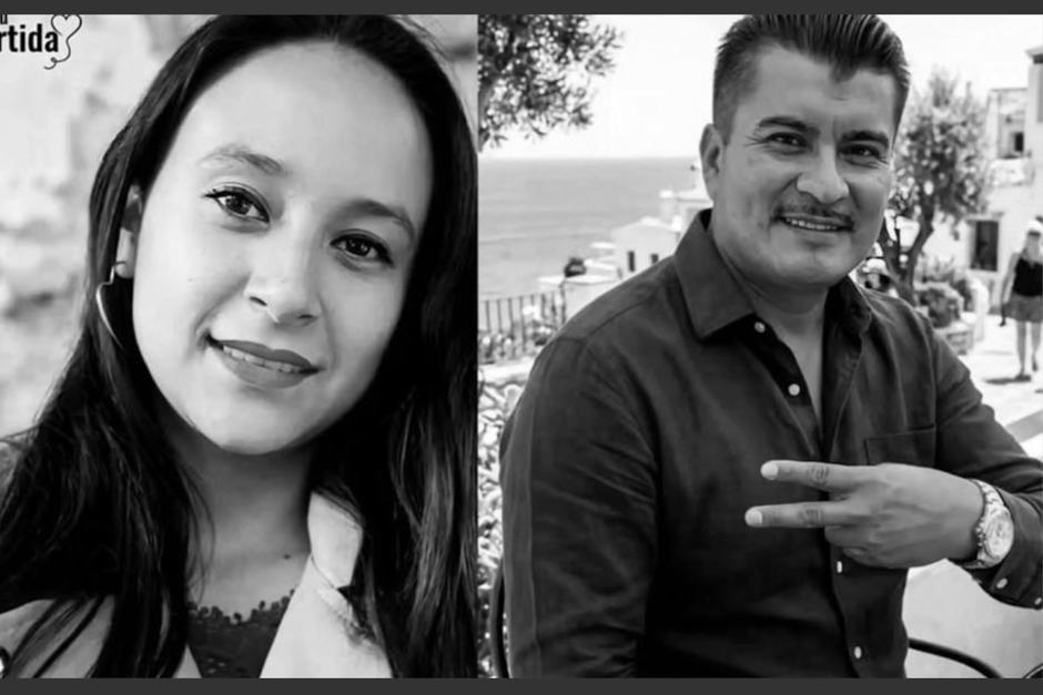 La pareja fue despedida en Chinautla. (Foto: redes sociales)