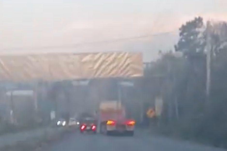 Los conductores circulaban sobre la ruta cuando iniciaron a discutir. (Foto: captura de video)