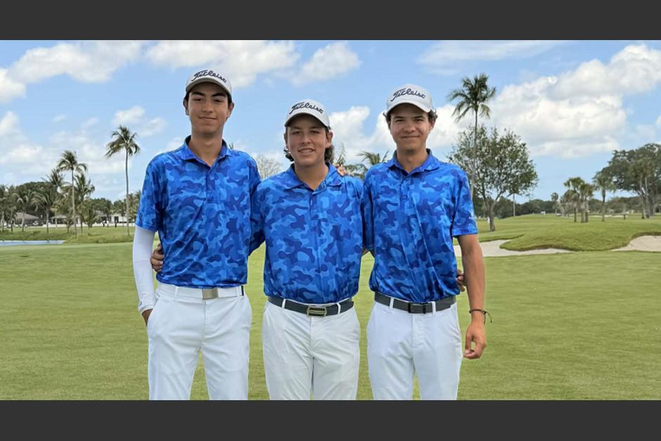 El equipo de Guatemala estuvo integrado por Mat&iacute;as Calder&oacute;n, Fernando Saravia, y Gabriel Penagos. (Foto: Fernando Saravia)